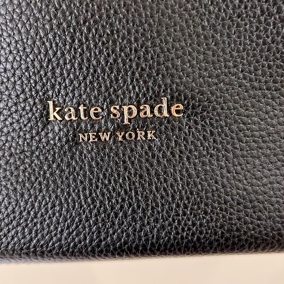 Kate Spade black leather shoulder bag - Picture 2 of 7